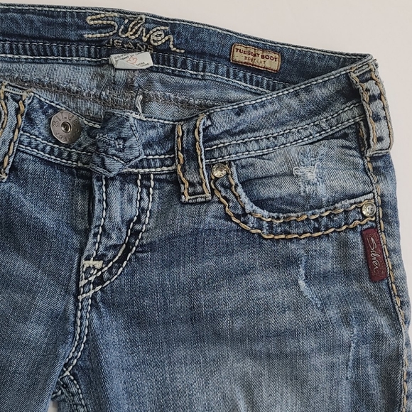 💕SOLD 💕Silver Jeans- Tuesday Boot - Boot Cut Jean W28/L33 - Picture 3 of 7